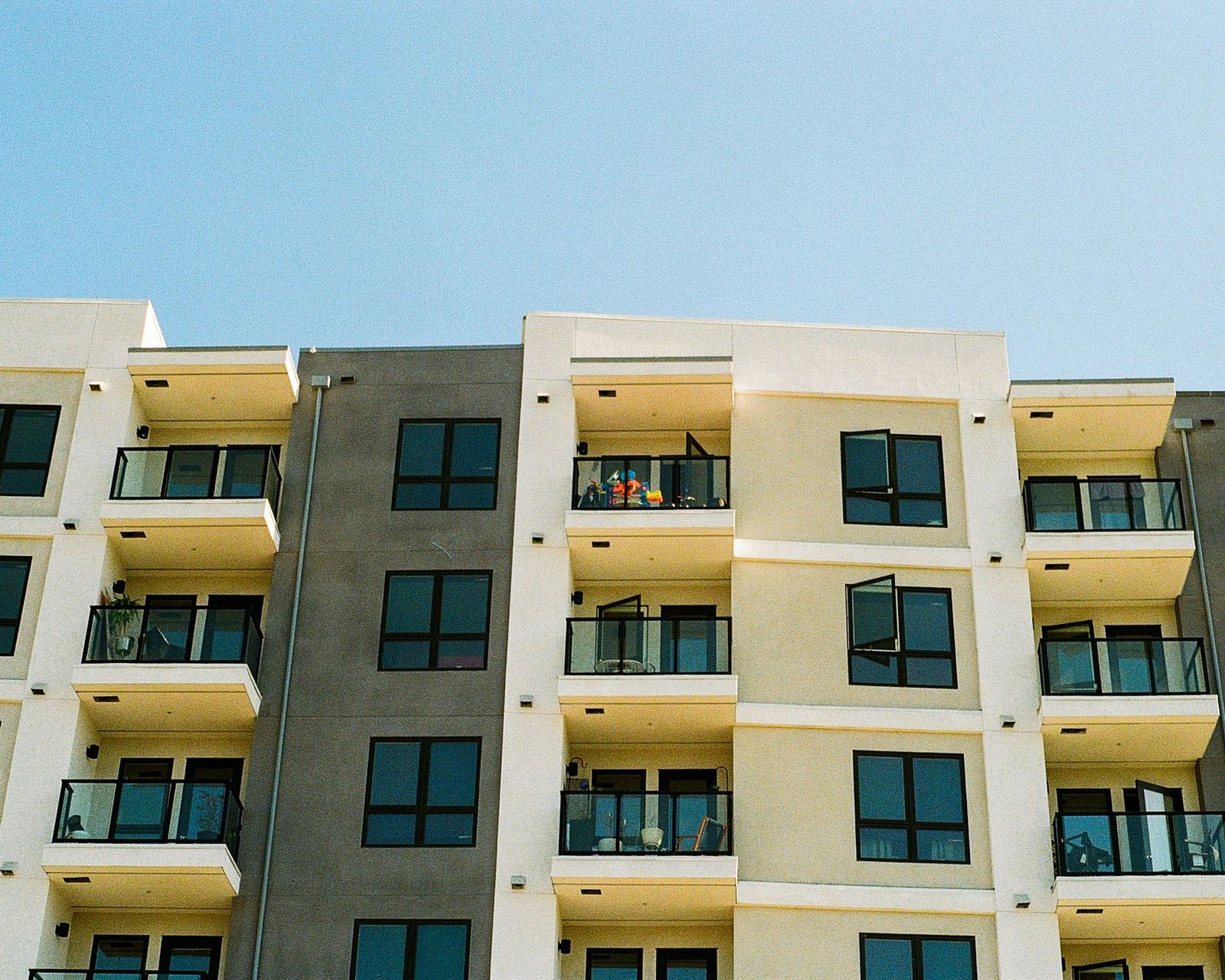 Multi-story apartment building